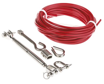 디바이스마트,스위치/부저/전기부품 > 산업용 스위치/제어 기기 > 제어/안전 스위치 > 악세사리,,GK75,RS PRO Rope Pull Kit, For Use With All Rope Pull Switches / 239-6820