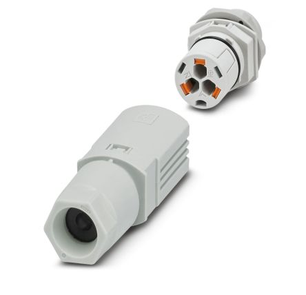 Phoenix Contact Circular Connector, 3 Contacts, Panel Mount, M20 Connector, Plug, IP66, IP68, IP69K, IPD Series