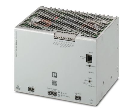 Phoenix Contact Pure Sine Wave 600VA Fixed Installation DC-AC Power Inverter, 24V dc Input, 120V ac Output