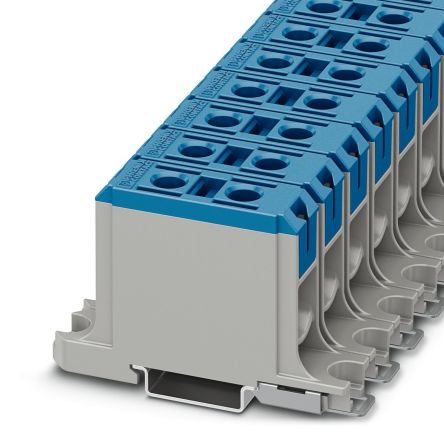 Phoenix Contact 1086466 UBAL Series Blue, 50mm², Single-Level, Screw Termination