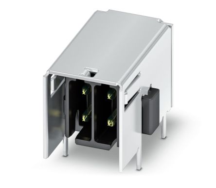 Phoenix Contact, 2.54mm Pitch, DMC, 2 Way, Right Angle, Pluggable Terminal Block, Header, Through Hole, Solder