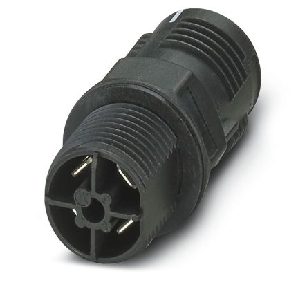 Phoenix Contact Circular Connector, 4 Contacts, Panel Mount, M25 Connector, IP66, IP68, IP69K, QPD Series