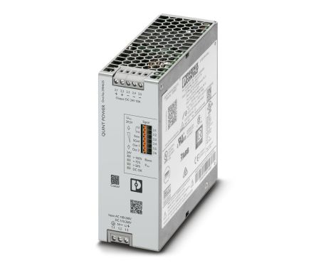 Phoenix Contact QUINT POWER Switched Mode DIN Rail Power Supply, 100 → 240 V ac / 110 → 250V dc ac, dc