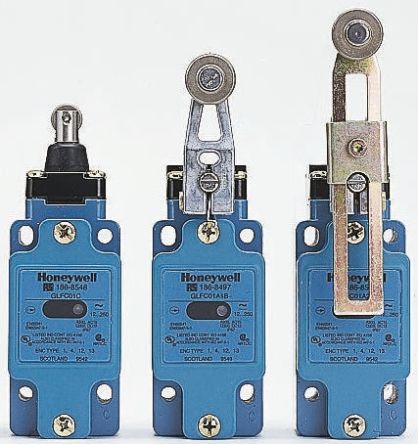 Honeywell GLA Endschalter, Stößel, 1-poliger Wechsler, Schließer/Öffner, IP 67, Zinkdruckguss, 100mA Anschluss M20