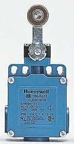 Honeywell GLE Endschalter, Rollenhebel, 1-poliger Wechsler, Schließer/Öffner, IP 67, Zinkdruckguss, 100mA Anschluss