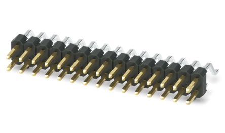 Phoenix Contact Pin Header, 30 Contact(s), 2.54mm Pitch, 2 Row(s)