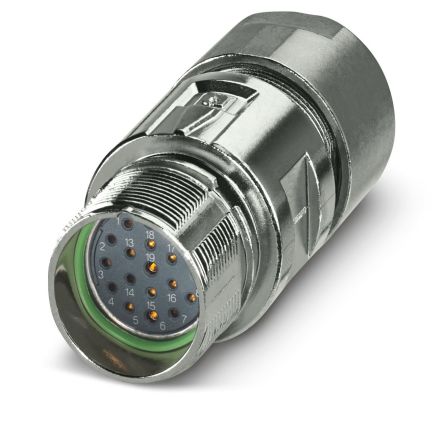 Phoenix Contact Circular Connector, 19 Contacts, Cable Mount, M23 Connector, Socket