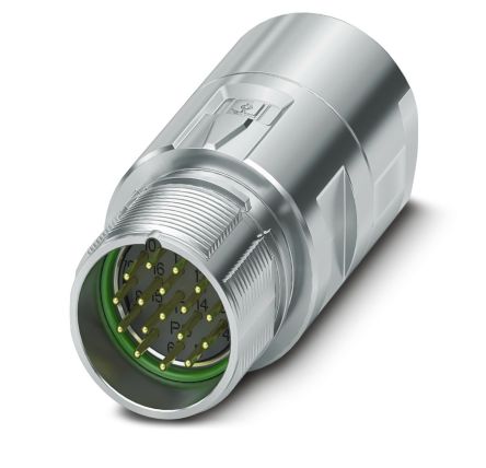 Phoenix Contact Circular Connector, 17 Contacts, Cable Mount, M23 Connector, Plug