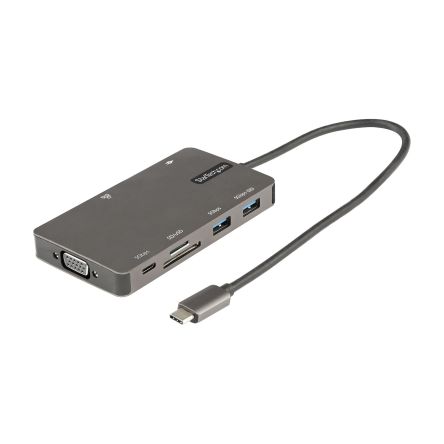 StarTech.com 4K USB-C Docking Station with HDMI, VGA - 3 x USB ports, USB A, USB C