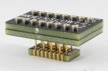 Winslow 1.27 Mm, 7.62 Mm 16 Gerade SMD IC-Sockel-Adapter, - 16-polig Female DIP 16-polig Male SOJ/SOP Typ Ende 1 DIP