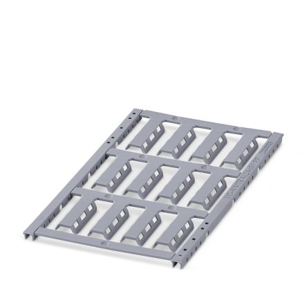 Phoenix Contact UC-WMTBA Cable Binder Cable Marker, Silver, Pre-printed "Blank", 4mm Cable, 1199630