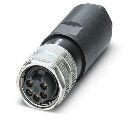 Phoenix Contact Circular Connector, 5 Contacts, Screw Mount, 7/8 Connector, Socket, IP67, SACC Series