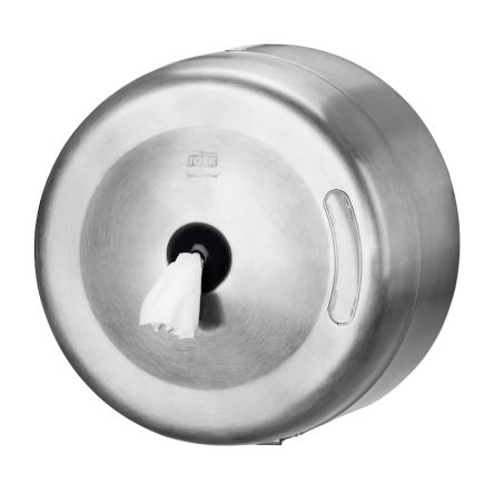 Tork Steel Metal Toilet Roll Dispenser, 170mm x 270mm x 270mm