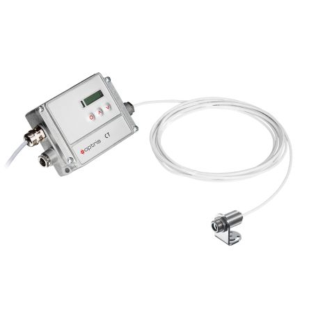 Optris Infrarot-Temperatursensor, Thermometer Ausgang, 1 S, ±0,3 %, 8 → 36 V Dc, Analog, Digital, 3m Kabel Bis