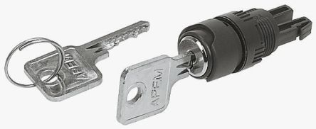 APEM 3-position Key Switch Head, Latching