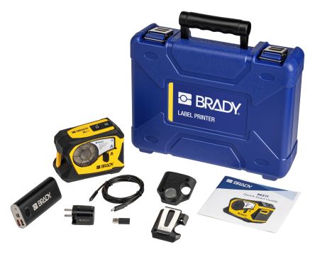 Brady M211 Etikettendruckerkit Bis 19.05mm Etiketten 203dpi Tragbar, UK-Netzstecker