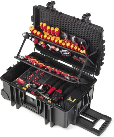 Wiha Tools VDE Elektriker Werkzeugsatz, Koffer 116-teilig