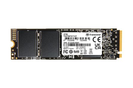 Transcend MTE710T, M.2 Intern SSD-Laufwerk Industrieausführung, 2 TB, SSD