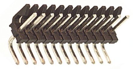 Molex KK 396 Stiftleiste Gewinkelt, 12-polig / 1-reihig, Raster 3.96mm, Kabel-Platine, Lötanschluss-Anschluss, 7.0A,