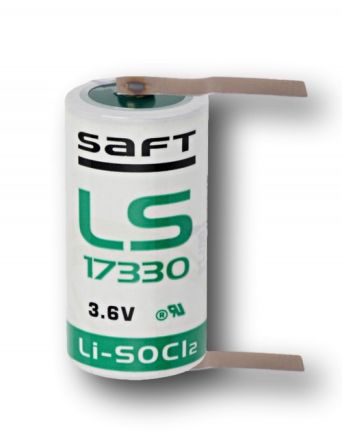 Saft Pile 2/3 A, 3.6V,, Lithium Thionyle Chloride