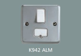 MK Electric Porte-fusibles BS 1362, 13A, 2 Voies, Avec Interrupteur 250V C.a.