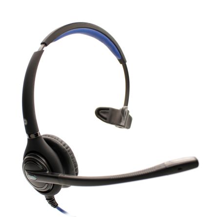 JPL 501S-PM Mono PLX QD On-Ear-Headset Schnelltrennung Schwarz Verdrahtet