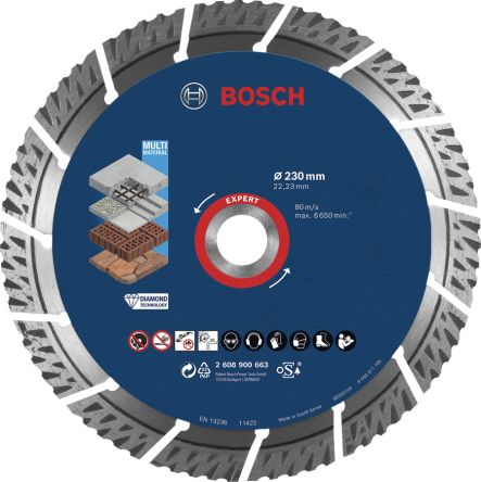 Bosch Diamond Cutting Disc, 230mm X 2.4mm Thick