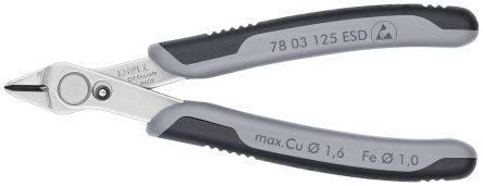 Knipex 78 03 125 ESD Seitenschneider 125 Mm, Schneidleistung 1,6mm