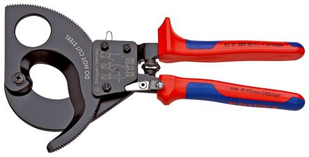 Knipex Coupe-câbles à Cliquet 95 31 280 Mm, Capacité 52mm