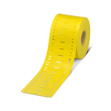 Phoenix Contact WMTB Cable Tie Cable Marker, Yellow, 6mm Cable, 0830410