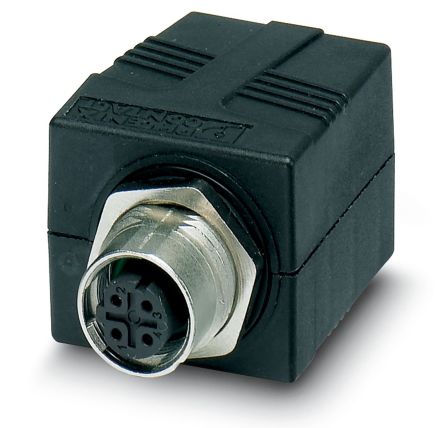 Phoenix Contact SACC-MSX-8QO Series Socket Ethernet Connector, Cat5 4 Port