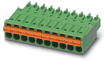 Phoenix Contact 62, PC 5/ 4-G-7 Series PCB Connector, 4-Contact, 3.5mm Pitch, Through Hole Mount, 1-Row