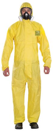 Ansell Cagoule De Protection Jetable AlphaTec® 2300 PLUS - 132 En Polyéthylène, Polypropylène Jaune