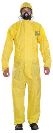 Ansell YY23T-00132-03 Yellow Yes Polyethylene, Polypropylene Protective Hood, Resistant To Aerosols, Liquids, Solid