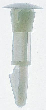 Essentra Leiterplattenträger Nylon Träger 12.7mm X 24.2mm, Auflage 10mm, Ø 4mm Für PCB-Stärke 1.6mm