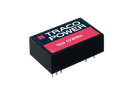 TRACOPOWER TEN 10WIRH Isolated DC-DC Converter, -12 → 12V Dc/, 36 → 160 V Dc Input, 10W, PCB Mount