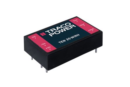 TRACOPOWER TEN 20WIRH DC/DC-Wandler, Isoliert 20W 110 V DC IN, 5.1V Dc OUT 3kV Dc Isoliert