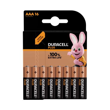 Duracell Plus Alkaline Manganese Dioxide AAA Battery 1.5V