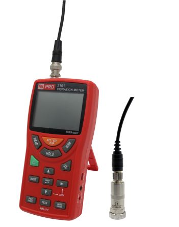 RS PRO Vibromètre 3101, Accélération, Déplacement, Vitesse