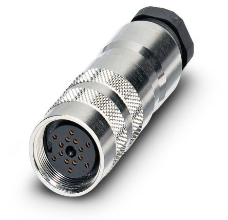 Phoenix Contact Circular Connector, 14 Contacts, M16 Connector, Socket