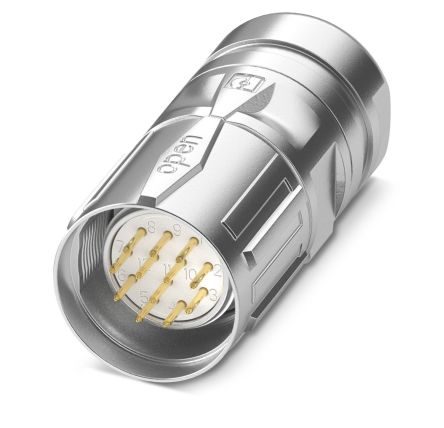 Phoenix Contact Circular Connector, 17 Contacts, Cable Mount, M23 Connector