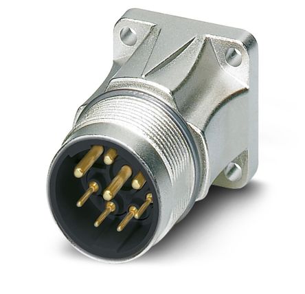 Phoenix Contact Circular Connector, 8 Contacts, Front Mount, M23 Connector, Plug