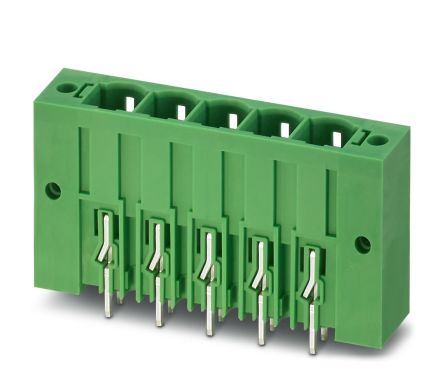 Phoenix Contact, 10.16mm Pitch, COMBICON PC, 4 Way, Pluggable Terminal Block, Header, 1998881