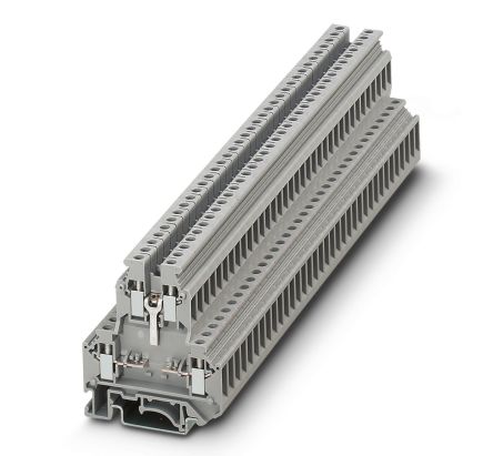 Phoenix Contact 3048030 UKK Series Grey, 2-Level, Screw Termination