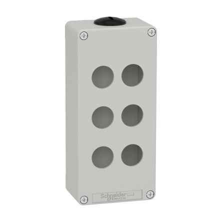 Schneider Electric Grey Metal General Purpose Enclosure, IP65, IK07, Grey Lid, 175 x 80 x 51.5mm