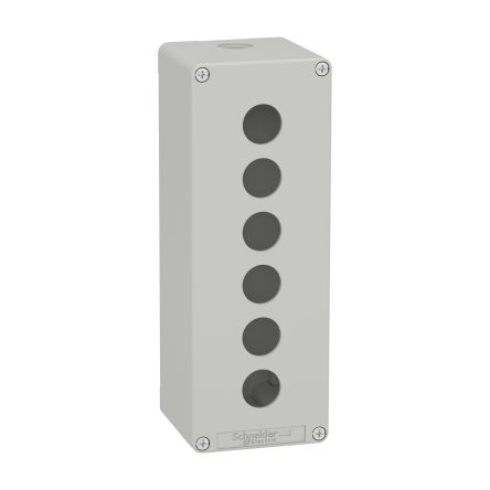 Schneider Electric Grey Metal General Purpose Enclosure, IP65, IK07, Grey Lid, 220 x 80 x 77mm