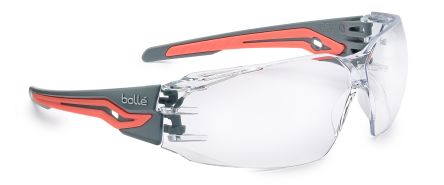 Bolle SILEX+ Anti-Mist UV Safety Glasses, Clear Polycarbonate Lens