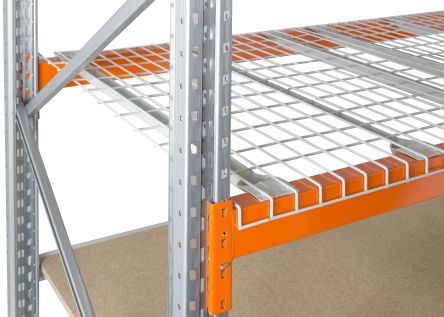 Manorga Regal Typ Gitterpanel Aus Stahl In Galvanisiert, 800kg, 2225mm X 130mm X 2225mm