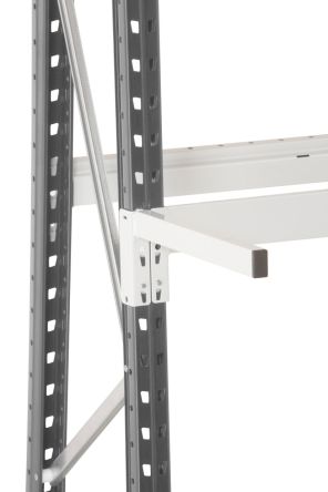 Manorga Steel Light Grey Storage Racking, 350mm X 50mm X 350mm