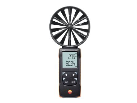 Testo 417 Anemometer Bis 20m/s, 0.01m/s, Luftvolumenstrom, Typ Flügelrad